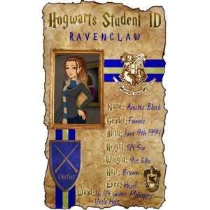  Hogwarts Student ID Ravenclaw Wizard ID Card Office 