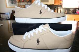 NEW*IB Polo Ralph Lauren Harold Canvas Sneakers Size 9  