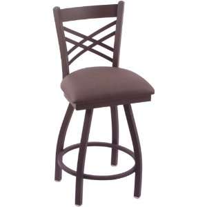  Catalina 25 Bar Stool with Bronze Finish, Rein Coffee 