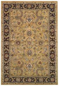Capel Rugs Monticello Persian Wool Hand Tufted Area Rug/Amber/Brown 