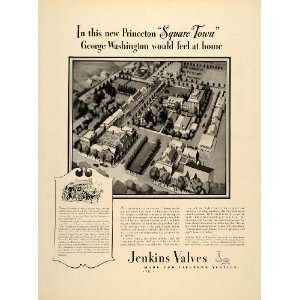  1938 Ad Jenkins Valves George Washington Square Town 