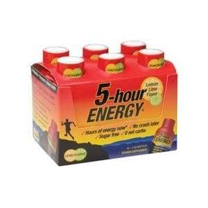  5 Hour Energy Energy Shots, Lemon Lime, 6 pk Health 