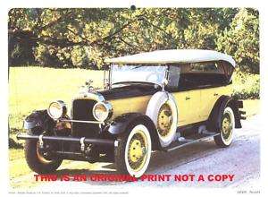 1928 Nash very nice hard to find classic car print  