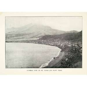   Martinique French Caribbean Island Sea   Original Halftone Print Home