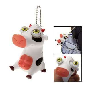  Squeeze Cow Relief Keyring Toy Bag Decoration W. Active 