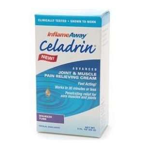  Inflame Away Celadrin Pain Relief Cream Tube 3oz Health 