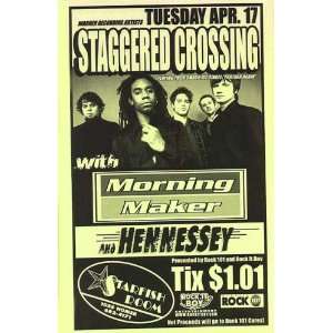  Staggered Crossing Original Concert Poster 2003