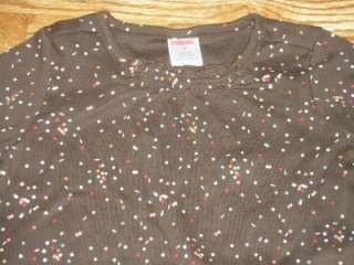 NWT Gymboree Cupcake Cutie Brown Sprinkle Shirt 5 5T  