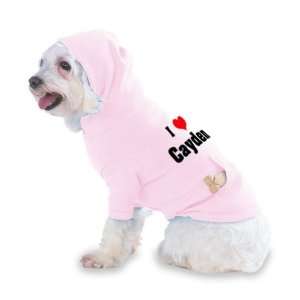  I Love/Heart Cayden Hooded (Hoody) T Shirt with pocket for 