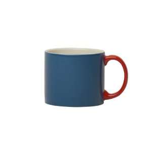 Jansen + Co, My Mug Blue, Red Handle, Set of Six of the Same Color