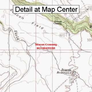  USGS Topographic Quadrangle Map   Deacon Crossing, Oregon 