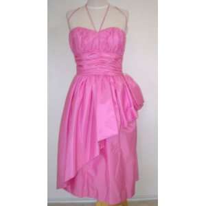  Dress, Taffeta Pink Shirring, Size 6 