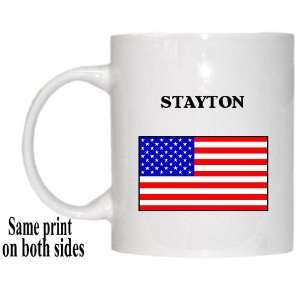  US Flag   Stayton, Oregon (OR) Mug 