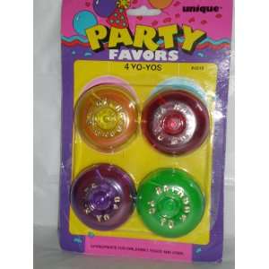  Party Favor 4 Yo yos Toys & Games