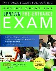 Review Guide for LPN/LVN Pre Entrance Exam, 3rd Edition, (0763762709 