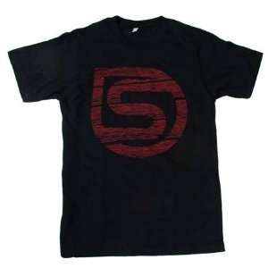  Sputnic Strung Out   Mens T Shirt   Black / Red Sports 