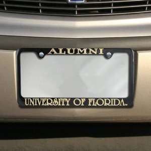  Florida Gators Black Alumni Engraved License Plate Frame 
