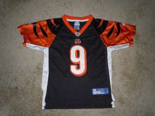 CINCINATTI BENGALS CARSON PALMER JERSEY, NFL On The Field, Youth Large 