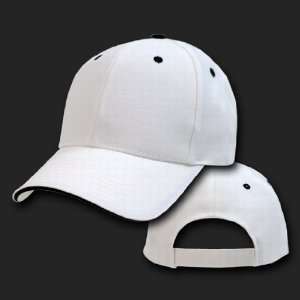  SANDWICH VISOR BASEBALL WHITE/BLACK HAT CAP HATS 