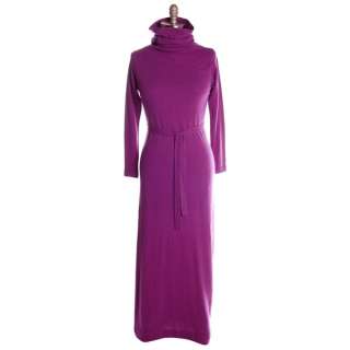 Vintage Purple Bonnie Cashin Cashmere Cocoon Dress 1970s Sz M  