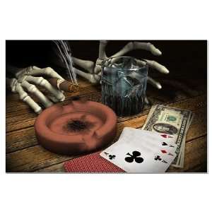  POKER HANDS Funny Large Poster by  Everything 