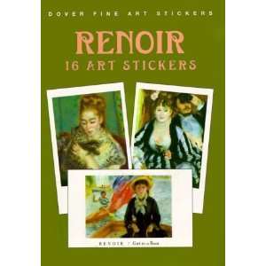   (Dover Art Stickers) [Paperback] Pierre Auguste Renoir Books