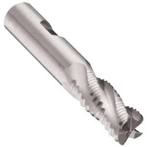 Niagara Cutter SMWR865 Cobalt Steel End Mill, Roughing, Uncoated 