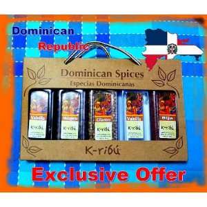 Dominican Republic Gourmet Spices Collection Vanilla & Cinnamon