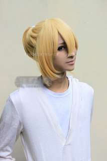 kagamine rin short gloden cosplay party hair wig sp10 8