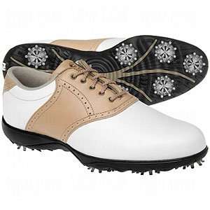 FootJoy SummerSeries Golf Shoes   Womens Size 7.5 Medium   White/Tan 