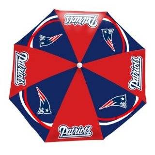 New England Patriots NFL Beach Umbrella (6 Ft Diameter)