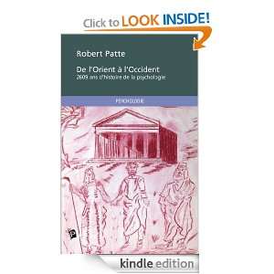   la Psychologie (French Edition) Robert Patte  Kindle