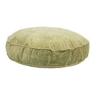  Bowsers Super Soft Round Dog Bed, Green Apple Bones, Large 