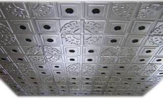 135 Silver Black Faux Tin Decorative Ceiling Tiles~~  