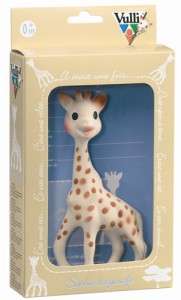 New Sophie the Giraffe in a Gift Box. French baby Teether by Vulli