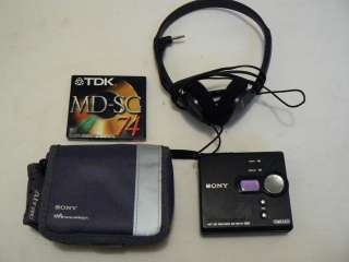 Sony Minidisc MZ NE410 Walkman Player Recorder + EXTRAS  