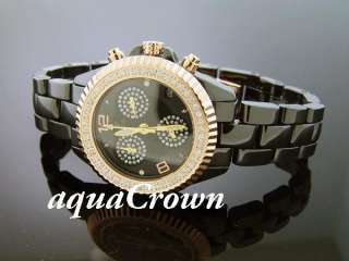 Aqua Master 1.25CT Diamonds Ceramic 35MM Ladies small Watch  