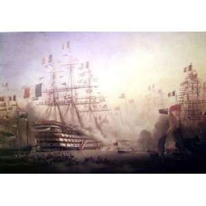  Queen Victoria At Cherbourg    Print