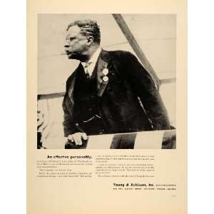  1939 Ad Young Rubicam Personality Theodore Roosevelt 