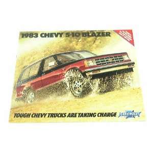  1983 83 Chevrolet Chevy S 10 BLAZER Truck BROCHURE 