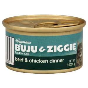  Wgmns Buju & Ziggie Cat Food, Beef & Chicken Dinner, 3 Oz 