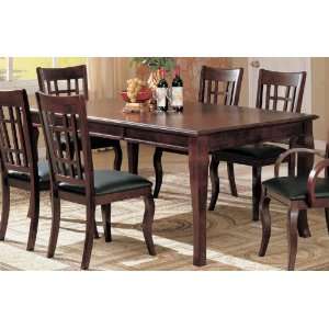  Coaster Newhouse Rectangular Dining Table in Cherry Finish 