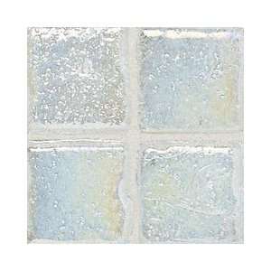  Daltile Sonterra Ice White Iridescent 1 x 1 Glass Mosaic 