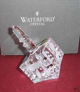 Waterford Crystal Dreidel for Chanukah Judaica NIB  