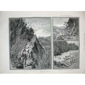   Lushai Expedition 1890 Coolies Mountain Outan Chitra