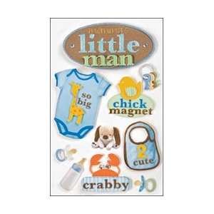   House 3 D Stickers Little Man; 3 Items/Order Arts, Crafts & Sewing