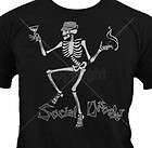 Social Disorder Skull Day Of The Dead Dia De Los Muertos T Shirt S 