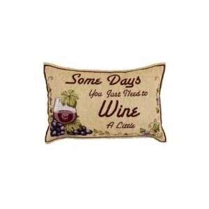  Pack of 2 Somedays You Just Need to Wine Tapestry Throw 