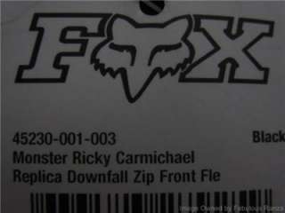Fox Racing Monster Ricky Carmichael Large Replica Downfall Hoodie 