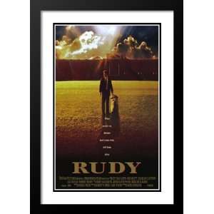  Rudy 32x45 Framed and Double Matted Movie Poster   Style A 